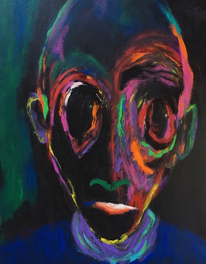 The Visionary. Acrylic on canvas. December 2017